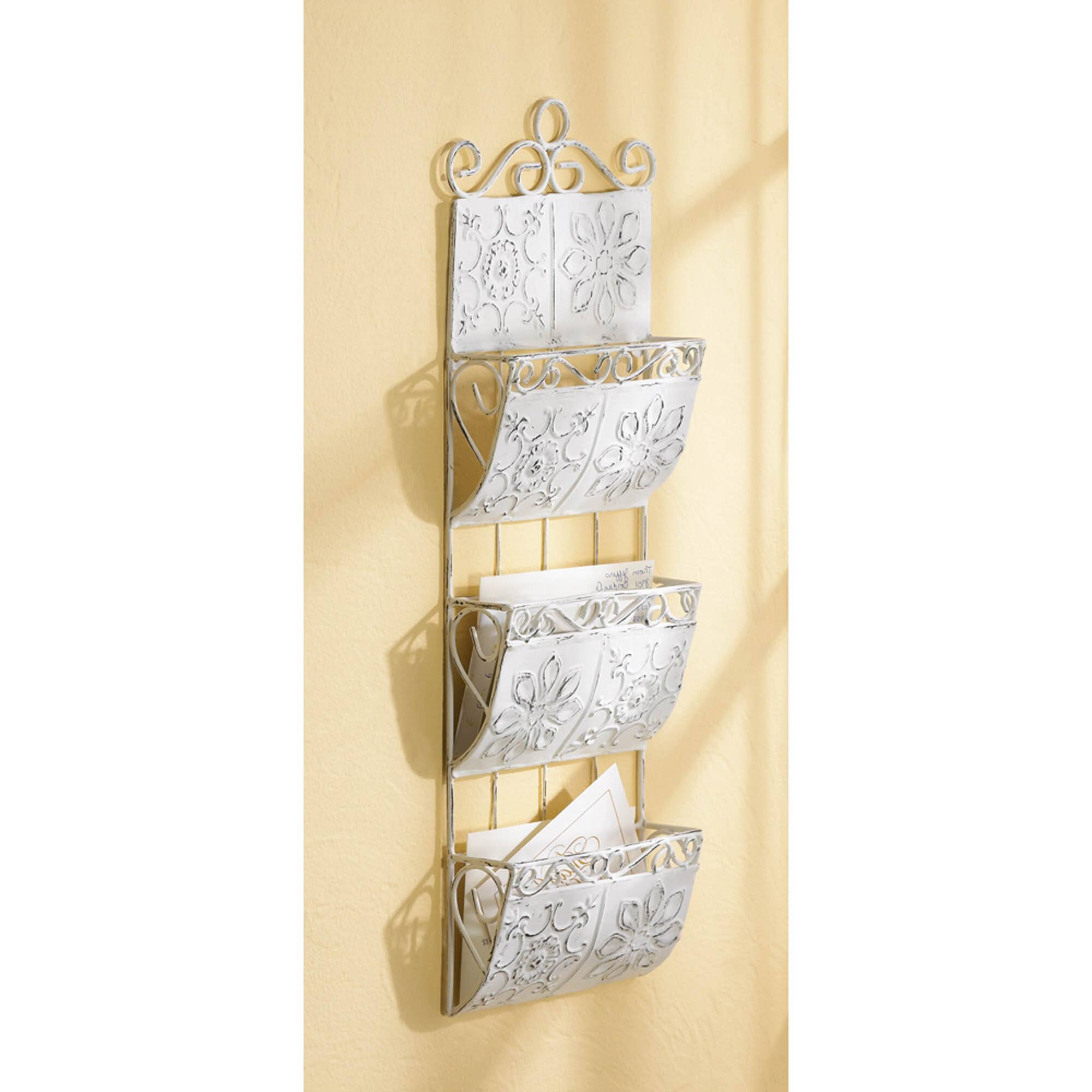 23.5" Classic White Letter Organizer